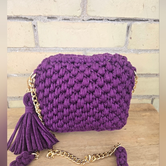 Hand Crafted Crochet Bag - Picture 3 of 8